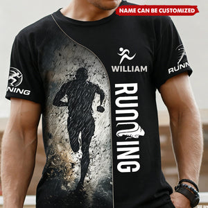 Personalized Shirt - Custom Marathon Running Lover Sport Shirt