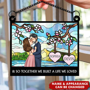 Together Since New Version - Personalized Window Hanging Suncatcher Ornament