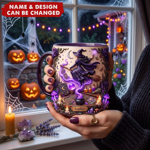 The Witch Coffee Accent Mug - Personalized Custom Coffee Mug, Gift For Witch Lovers