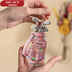 Merry Christmas - Personalized Golf Ornament