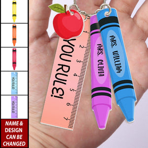 You Rule! - Personalized Acrylic Keychain