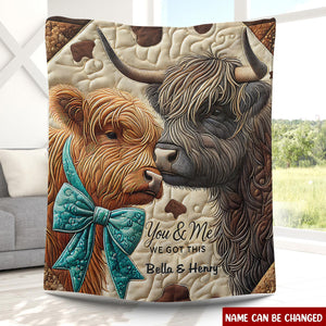 You & Me We Got This - Personalized Blanket