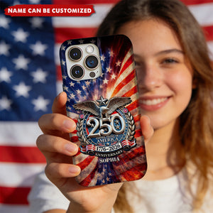 USA Eagles 250th Anniversary Semiquincentennial 1776-2026 Personalized Phone Case