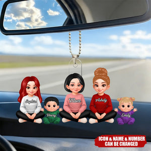 Mom We Love You Mother's Day Gift For Her, Wife, Mom - Personalized Acrylic Car Ornament
