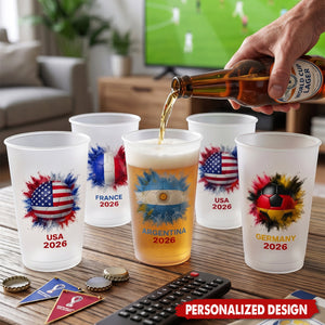 Custom Country Flags Cups - Personalized Gifts For World Cup Fans