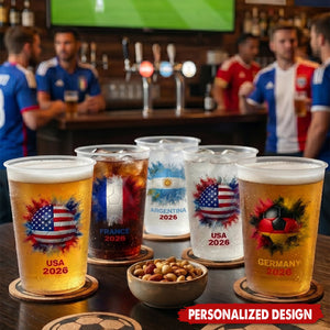 Custom Country Flags Cups - Personalized Gifts For World Cup Fans