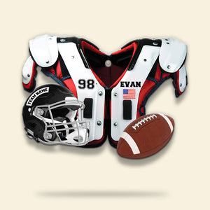 American Football - Personalized Flat Keychain