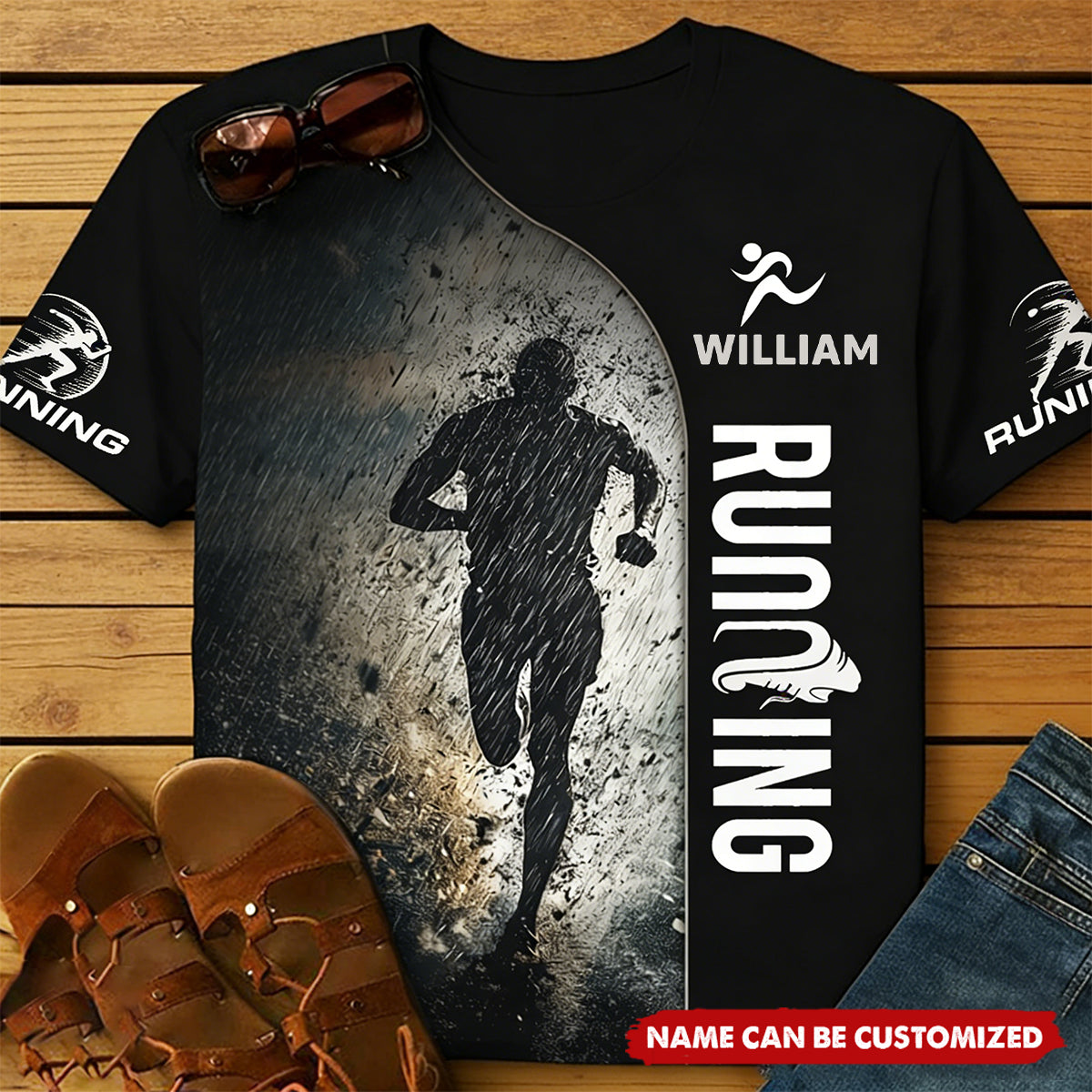 Personalized Shirt - Custom Marathon Running Lover Sport Shirt