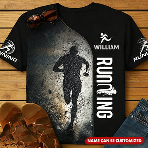 Personalized Shirt - Custom Marathon Running Lover Sport Shirt