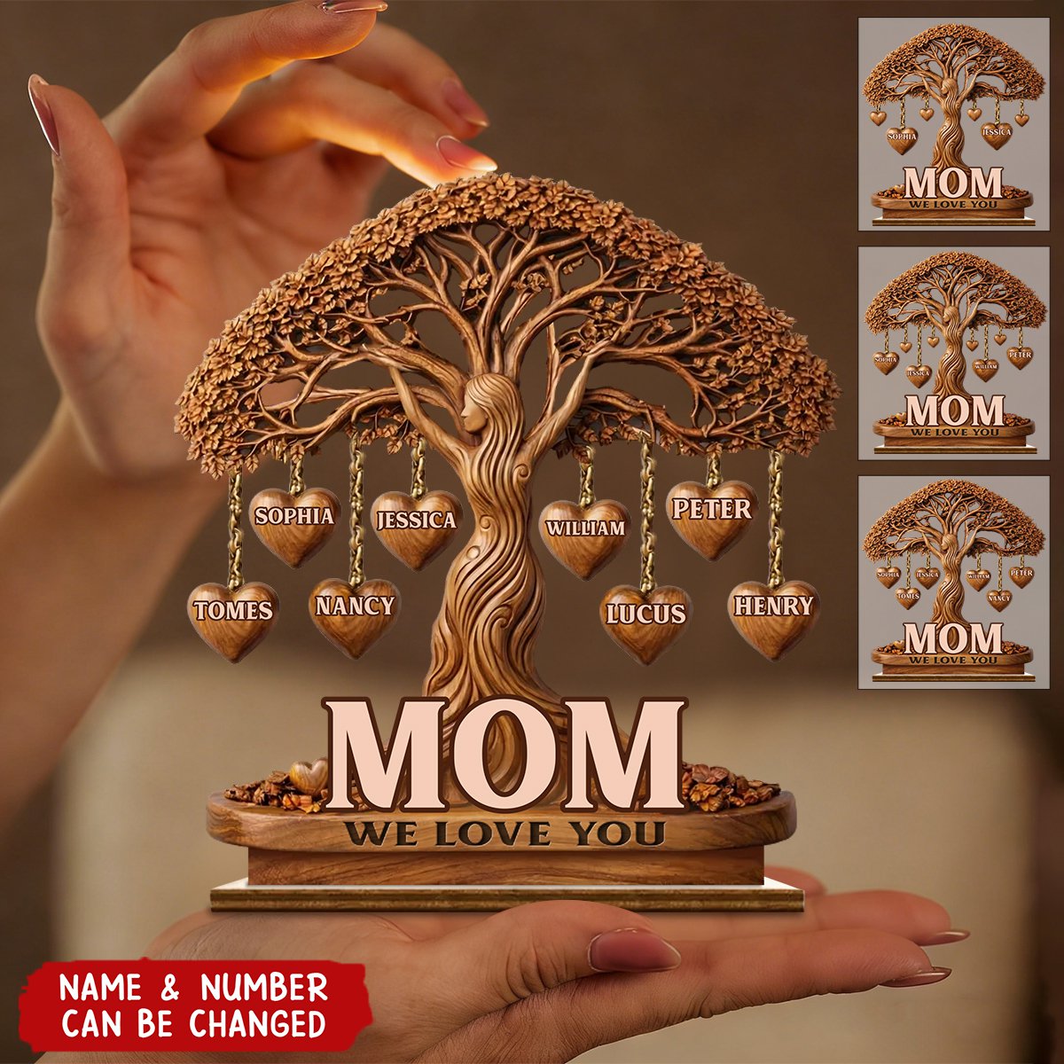 Love That Branches Forever, Custom 2-Layered Wooden Plaque