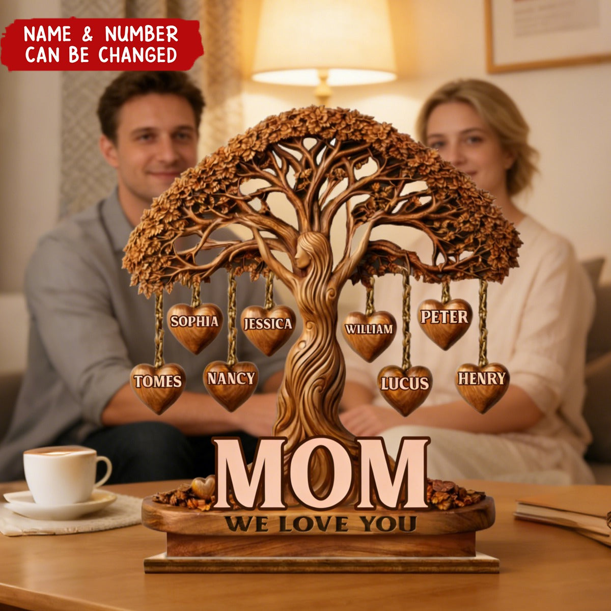 Love That Branches Forever, Custom 2-Layered Wooden Plaque