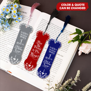 Funny Gifts For Smut Reading Lovers - Custom Acrylic Bookmark