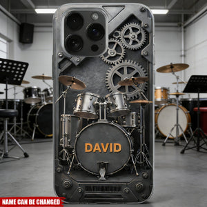 A Passion For Rhythm Drums - Personalized Full Print Phone Case, Gift For Musician Lovers