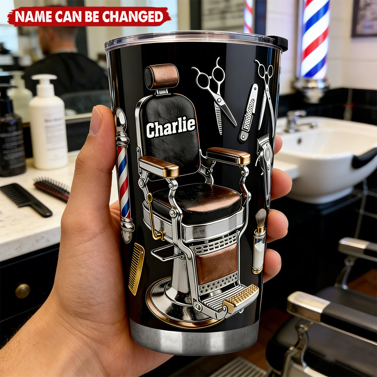 Barber - Personalized Hairdresser Tumbler