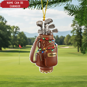 Merry Christmas - Personalized Golf Ornament
