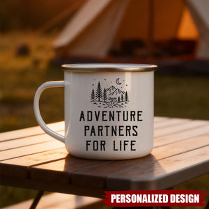 Adventure Partners For Life - Personalized Mug, Gifts for Couple