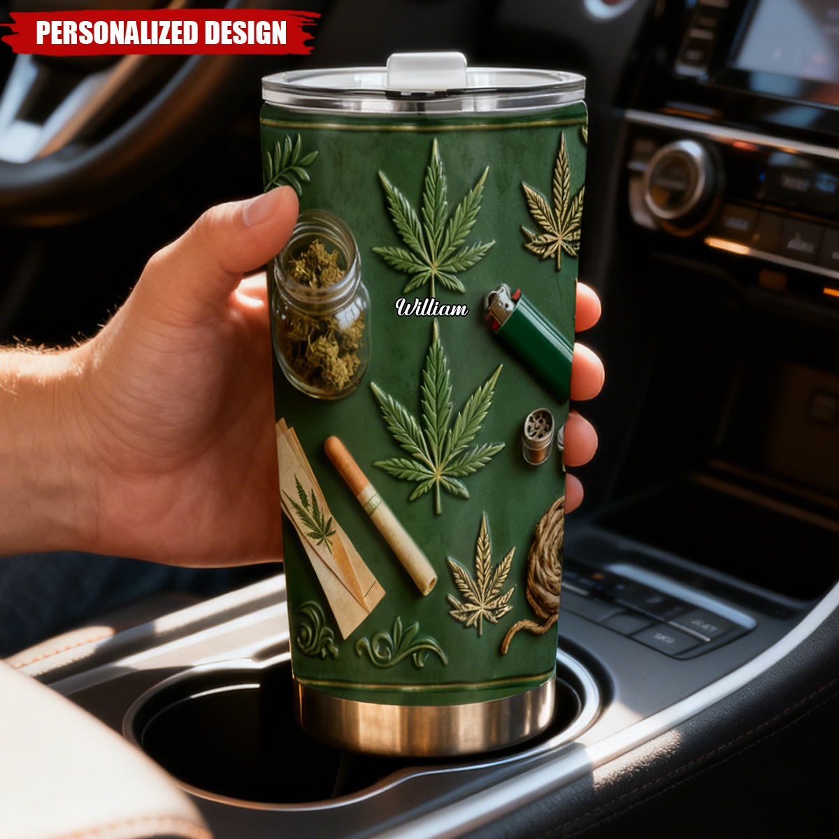 Magic Leaf - Personalized Weed Tumbler
