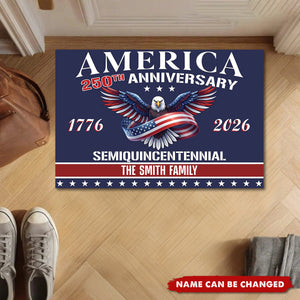 America 250th Anniversary - Personalized Doormat