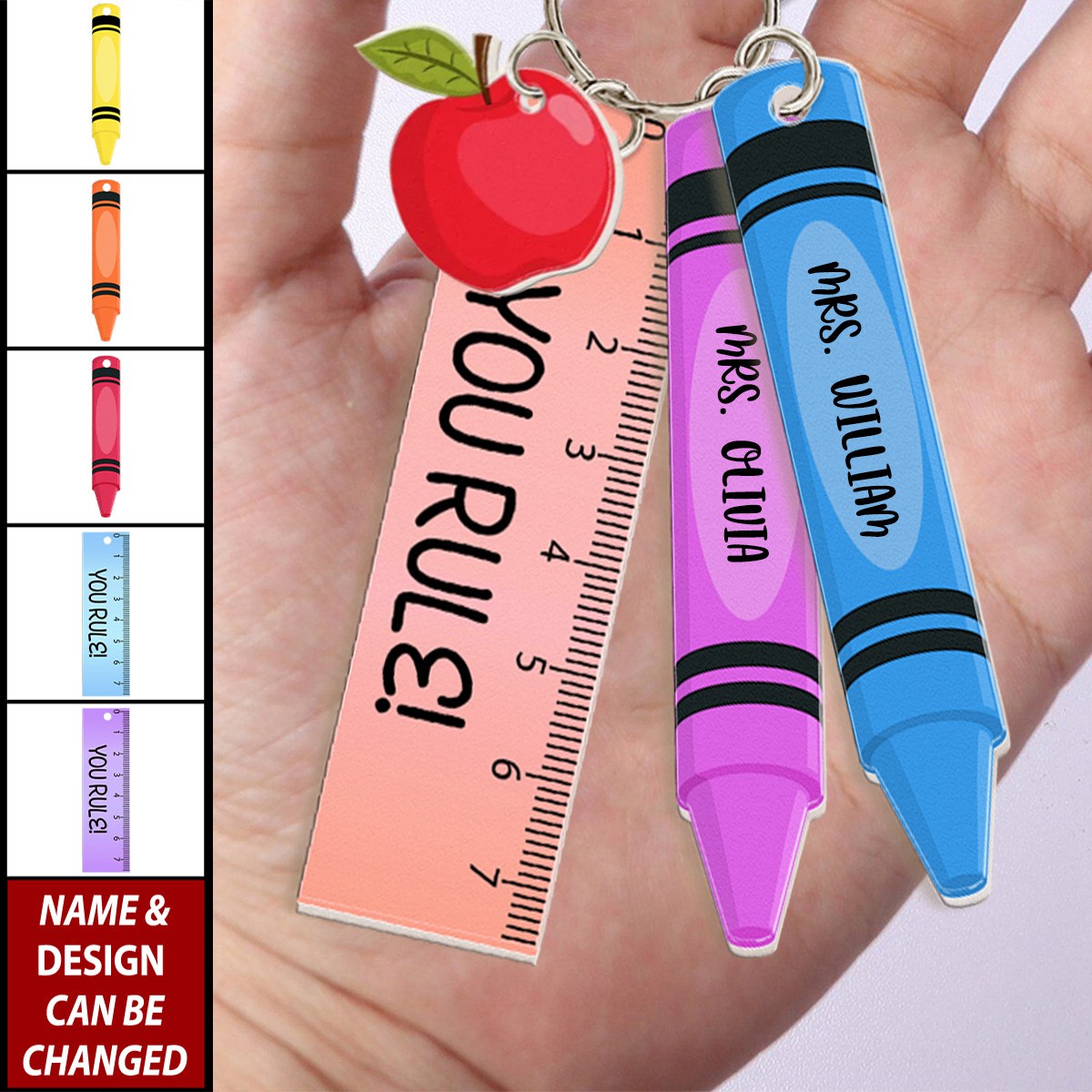 You Rule! - Personalized Acrylic Keychain