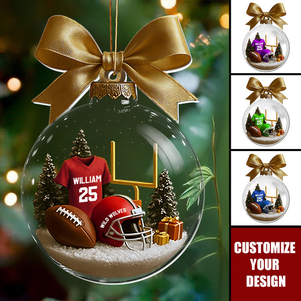 Tampa Bay Buccaneers Grinch Christmas Acrylic Ornament