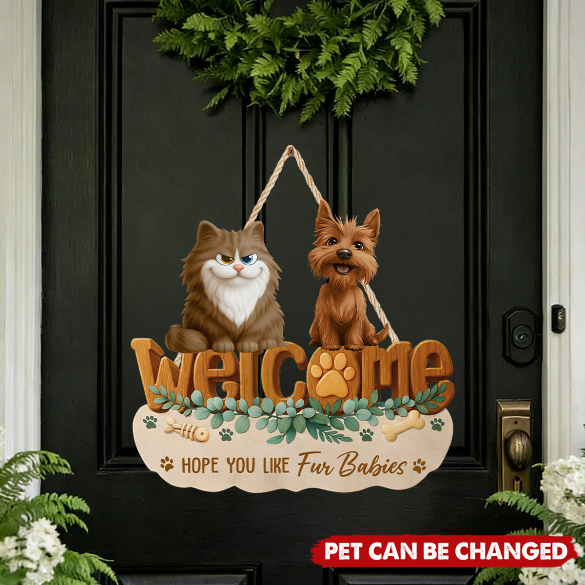 Hope You Like Dogs - Personalized Wood Sign