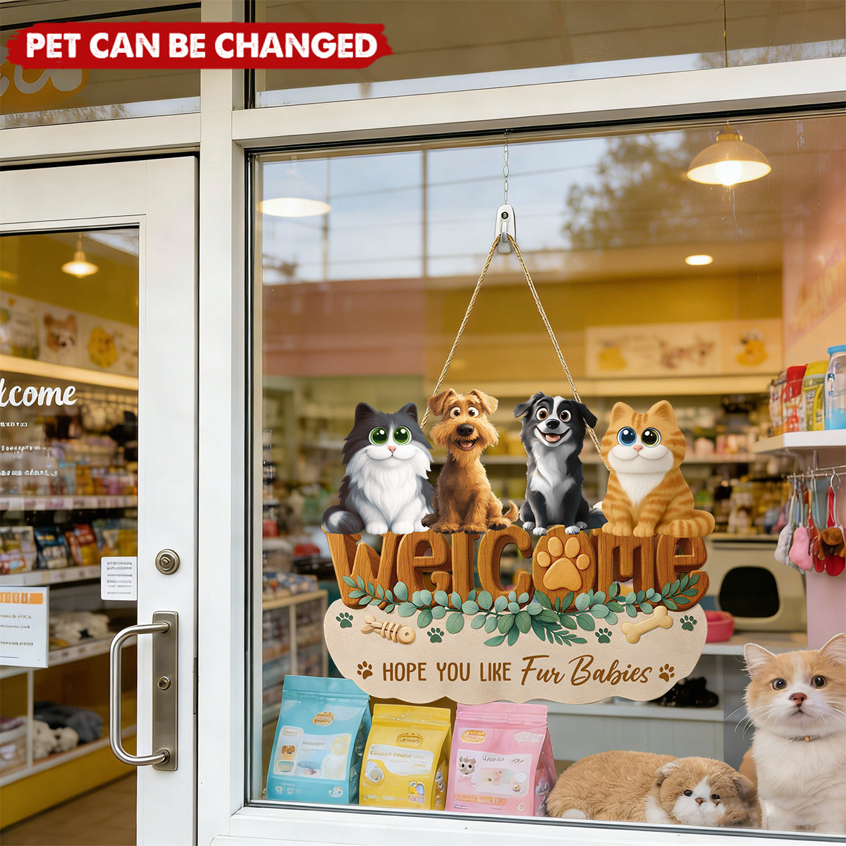 Hope You Like Dogs - Personalized Wood Sign