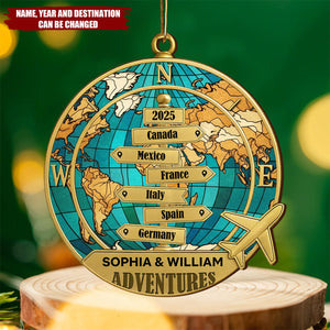 Destination Of All Year - Personalized Acrylic Ornament
