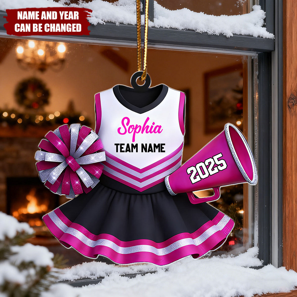 Cheerleading - Personalized Christmas Acrylic Ornament