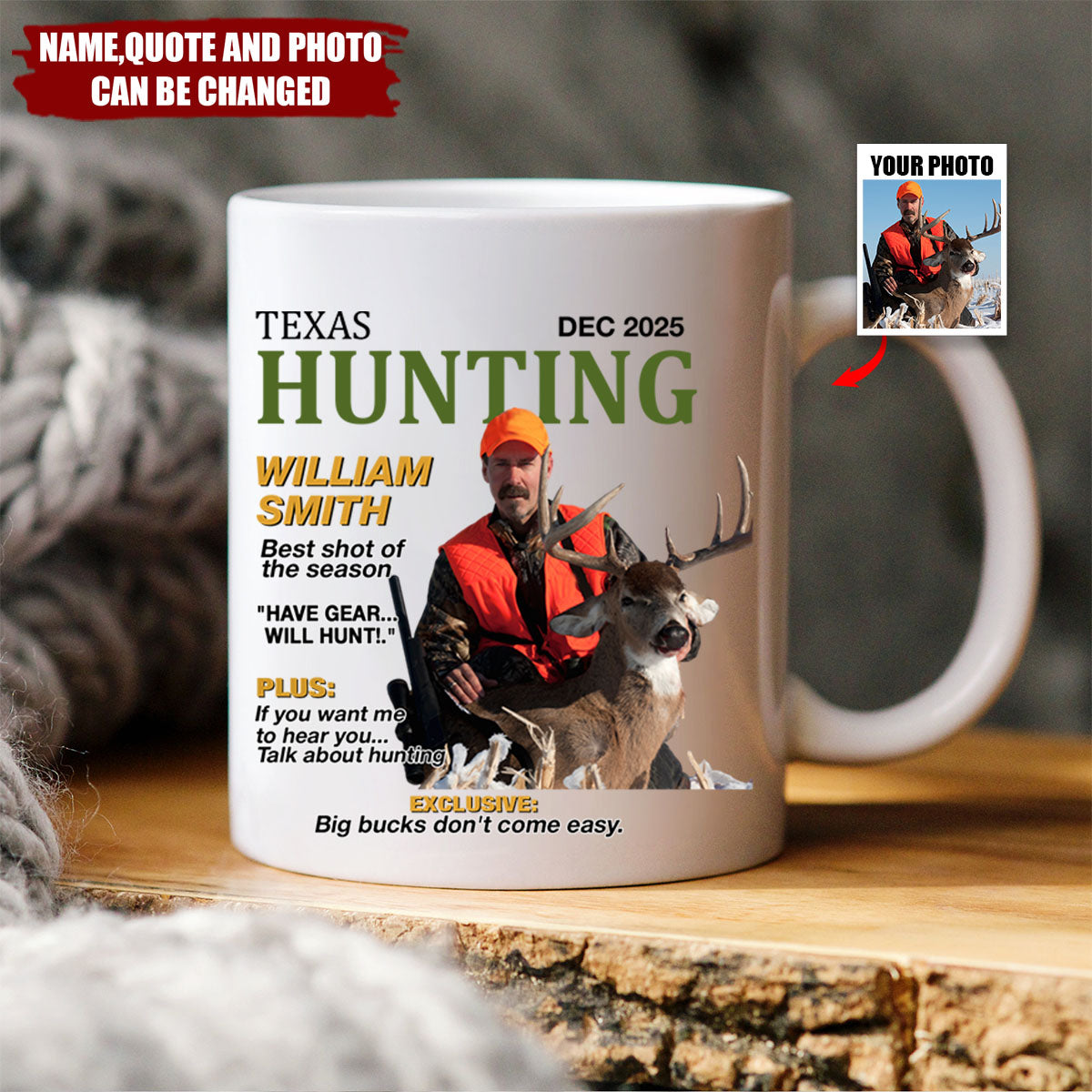 Wild At Heart - Personalized Ceramic Coffee Mug