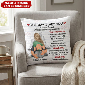I Love You Forever And Always - Personalized Pillow