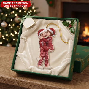 Christmas Gifts For Husband And Wife - Personalized Acrylic Ornament