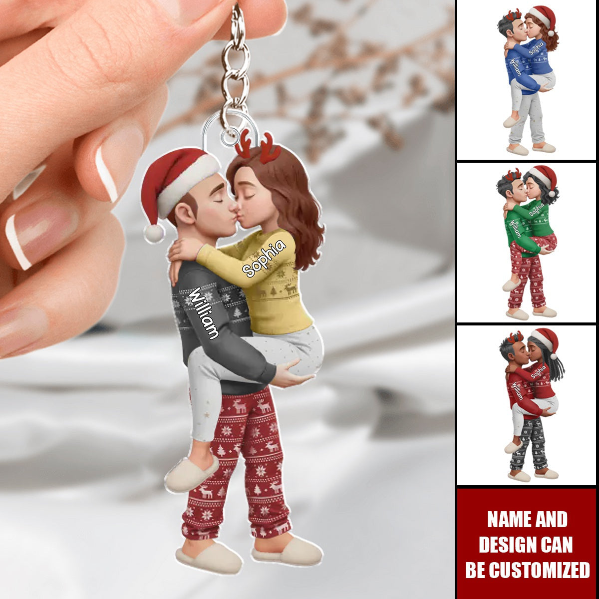 Gifts For Husband And Wife - Personalized Keychain