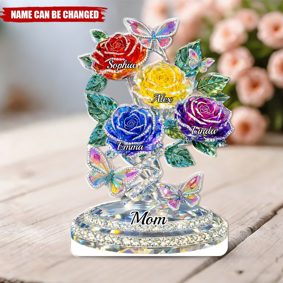 Acrylic Plaque - Personalized Mother's Day Gifts For Mom, Grandma - Grandma Love Lives Forever