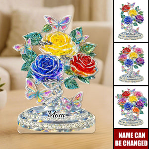 Acrylic Plaque - Personalized Mother's Day Gifts For Mom, Grandma - Grandma Love Lives Forever
