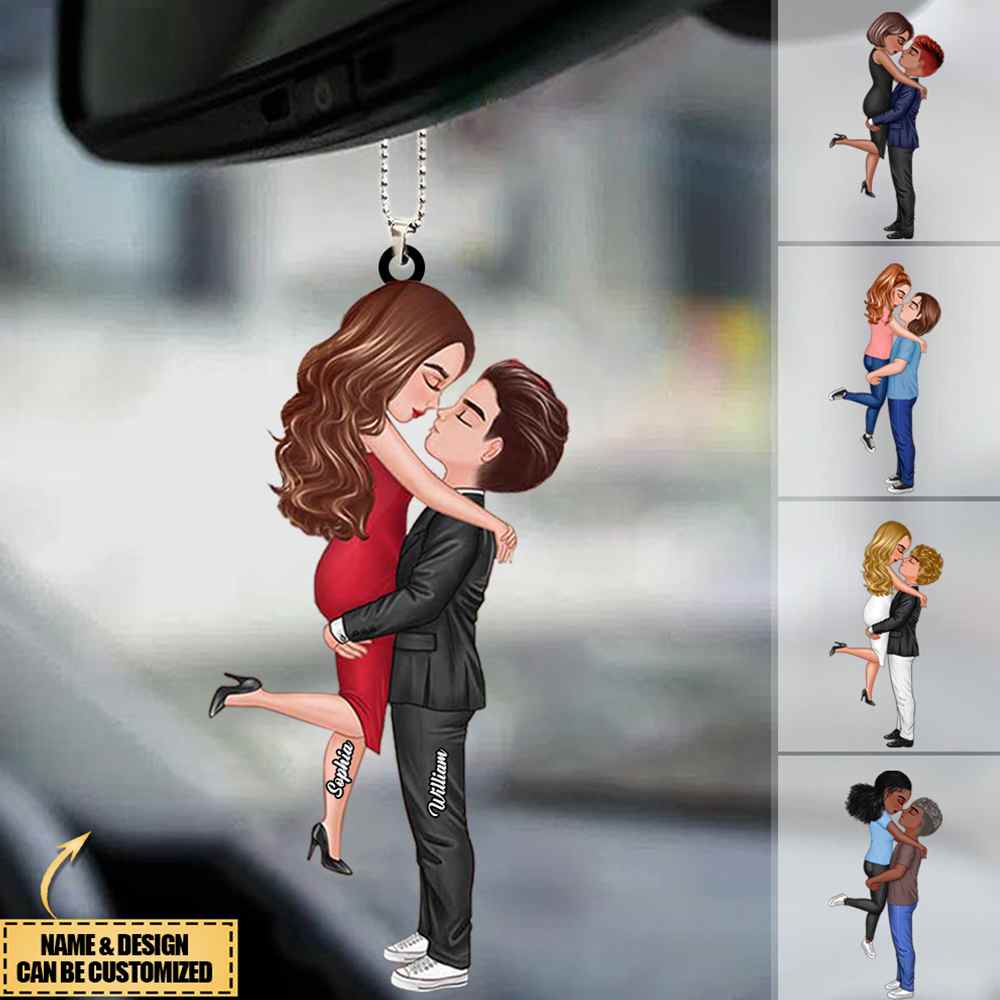 Hug Couple Personalized Ornament Perfect Gift For Your Lover