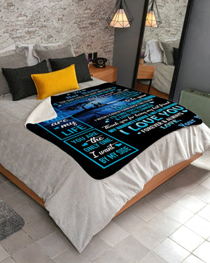 Special gift for Wife - Fiancee - Girlfriend Fleece Blanket