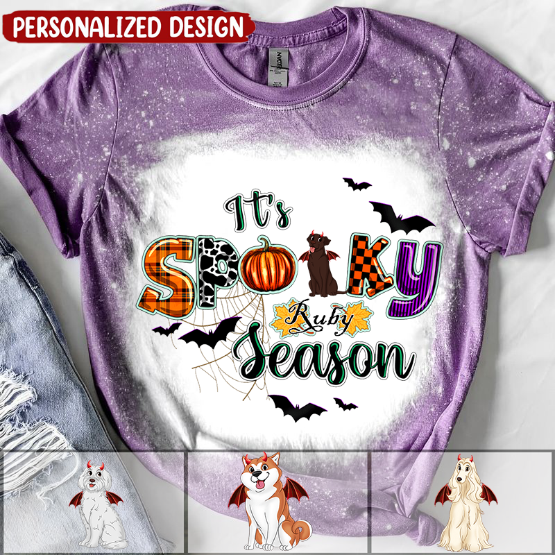 It's Spooky Season Halloween Dogs Personalized 3D T-Shirt
