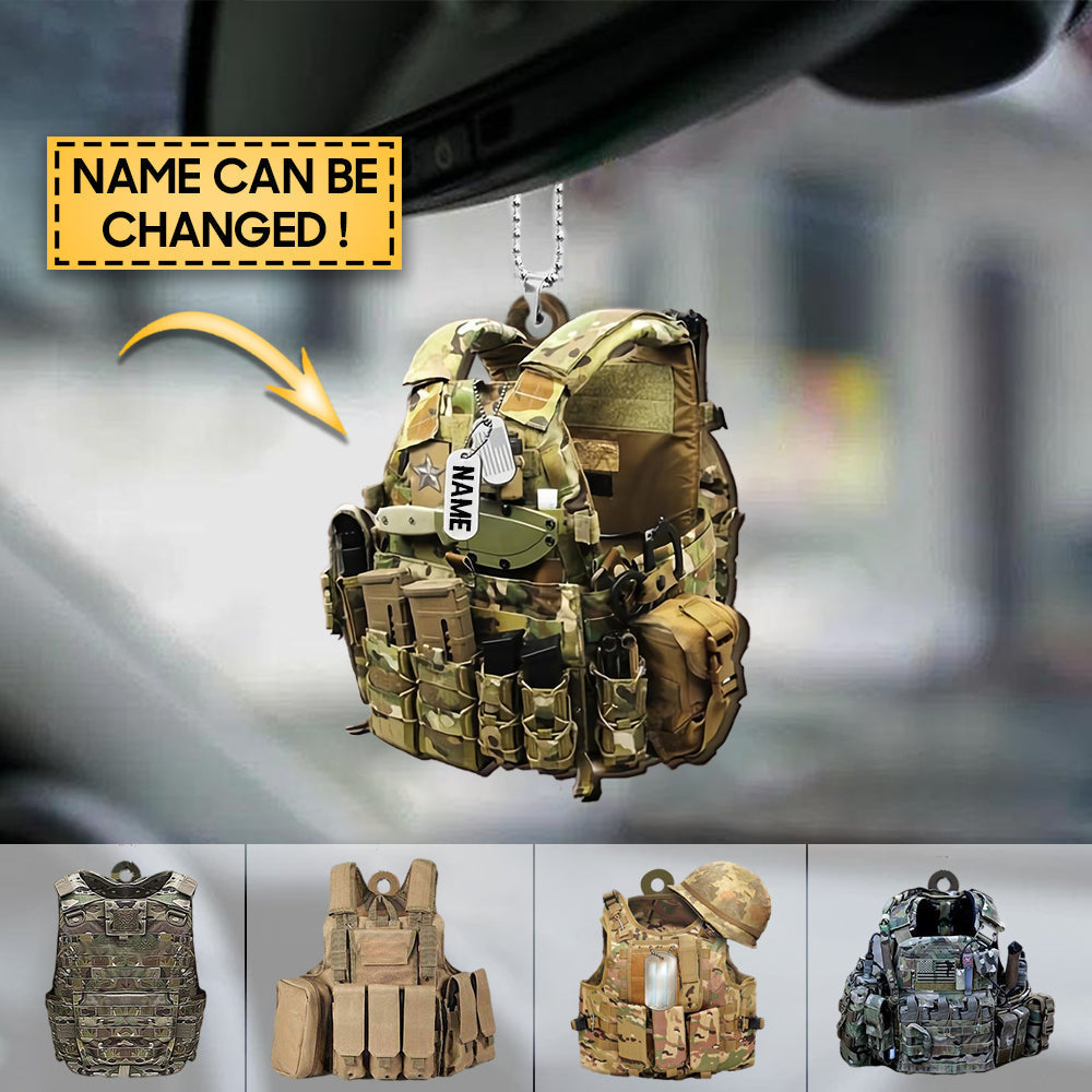 Soldier Tactical Vests Shaped Ornament