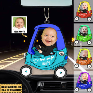 Drive Safe - Personalized Car Photo Ornament