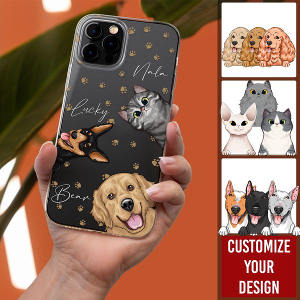 Peek A Boo Pet - Personalized Phone Case
