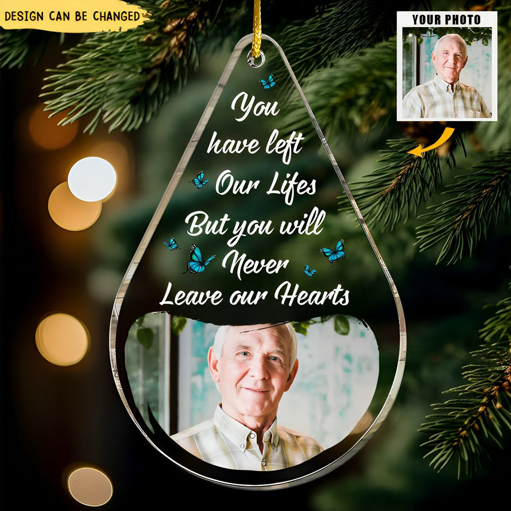Memories Too Beautiful To Forget - Personalized Photo Ornament