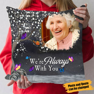 A Hug From Heaven I'm Always With You - Personalized Photo Pillow