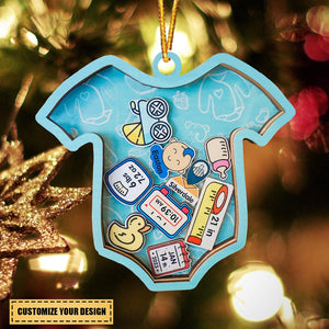 Record Baby's First Moment -Personalized Christmas Ornament