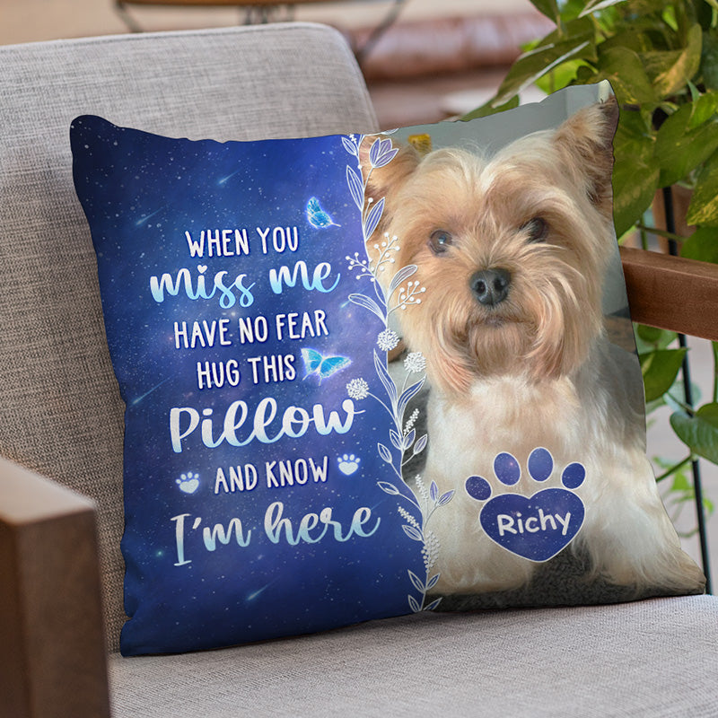 Custom Photo My Love For You Is Always Here - Memorial Personalized Custom Pillow