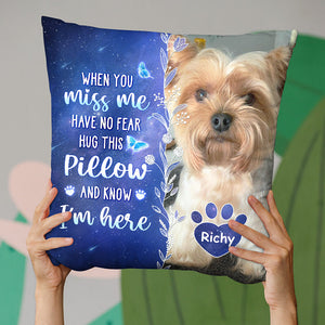 Custom Photo My Love For You Is Always Here - Memorial Personalized Custom Pillow