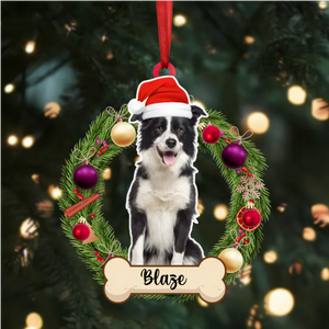 Dog Lovers - Dog Bone Ornament - Personalized Ornament